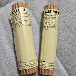 Le Labo Perfume Samples - Set Includes Baie Rose And Vanille